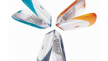 iBook. Dirilis 1999 menjadi notebook pertama yang ditujukan untuk konsumen luas. Foto: internet 