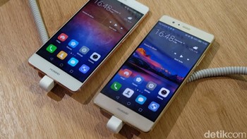 Ada enam warna yang disediakan di P9: Rose Gold, Prestige Gold, Titanium Grey dan Mystic Silver. Sedangkan untuk versi P9 Deluxe tampil dengan balutan Haze Gold dan Ceramic White. Foto: detikcom/Ardhi Suryadhi