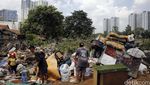 Bangunan Liar di TPU Menteng Pulo Dibongkar