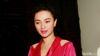 Dalam kunjungannya kali ini, Zaskia menghadiri acara sosialisasi Pancasila atas undangan khusus Fraksi PKB (Partai Kebangkitan Bangsa). Pool/Gus Mun/detikFoto.