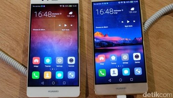 Dual kamera di P9. Kedua kamera itu bisa bekerja bersamaan untuk menghasilkan foto dengan detail superior, juga dengan kedalaman foto dan warna yang memuaskan. Foto: detikcom/Ardhi Suryadhi