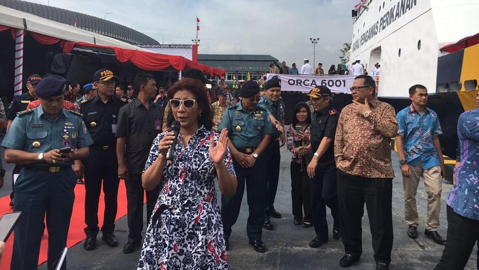 Tak Puas Cuma 4, Susi Mau Tambah 6 Kapal Pengawas Maling Ikan