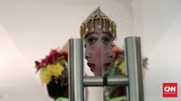 Panggung Anak Nusantara mempertunjukan 6 tari tradisional. Tari ondel-ondel, Tari lenggang Nyai, Tari Yapong, Tari Meong, Tari Bajidor Kahot, Tari Jejer Jaran Dawuk oleh anak-anak dan Juga medley lagu-lagu dengan alat musik angklung dan violin oleh anak-anak Difabel. CNN Indonesia/Andry Novelino