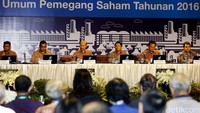 Rapat Umum Pemegang Saham (RUPS) digelar di Grand Hyatt Hotel, Jakarta, Jumat (8/4/2016).