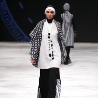 Today Ainun by Tuti Adib for Badan Ekonomi Kreatif. Indonesia Fashion Week 2016 at Jakarta Convention Center. Senayan. Jakarta. [Foto: Mohammad Abduh/Wolipop]