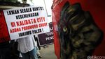 Puluhan Warga Rumah Susun Berdemo di KPK