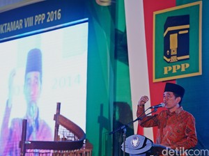 Pidato di Muktamar PPP, Jokowi: Saya dan Mas Prabowo Baik-baik Saja