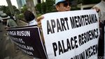 Puluhan Warga Rumah Susun Berdemo di KPK