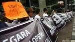 Puluhan Warga Rumah Susun Berdemo di KPK