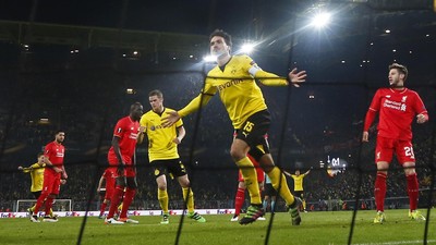 Dortmund vs Liverpool Sama Kuat