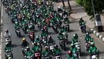 Ratusan Driver Go-Jek Konvoi