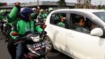 Ratusan Driver Go-Jek Konvoi