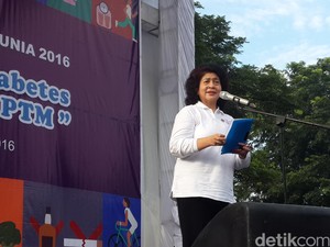 Puncak Hari Kesehatan Dunia, Menkes Senam Bersama di BSD
