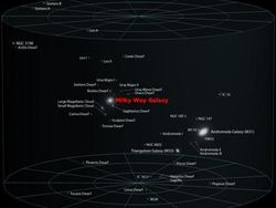 Ilustrasi Ini Gambarkan Kecilnya Manusia di Alam Semesta