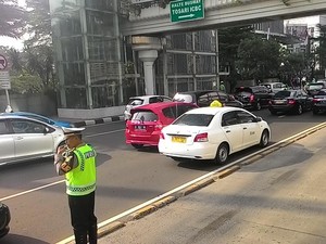 Pekan Kedua Uji Coba Penghapusan 3 in 1, Lalin Jl Thamrin Ramai Lancar
