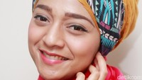 Gaya Marsha dengan hijab turban. Pool/Gus Mun/detikFoto.