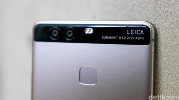 Bagian belakang Huawei P9. Foto: detikINET - Anggoro Suryo Jati