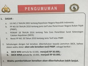 Gebrakan Baru Polri, SKCK Kini Dapat Diurus Via Online