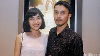Dimas dan Tika masih malu-malu mengakui hubungannya tersebut. Pool/Ismail/detikFoto.