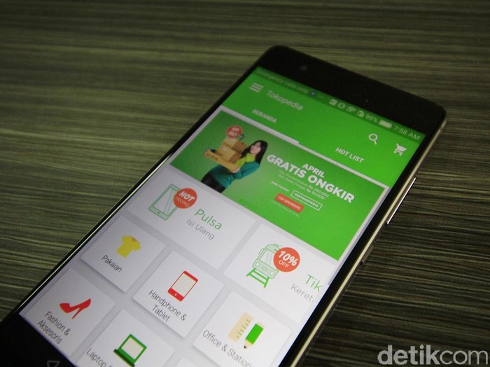 Ilustrasi Tokopedia