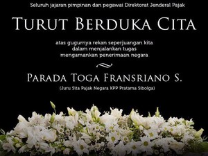 Ditjen Pajak Berduka Atas 2 Petugasnya yang Dibunuh Saat Bertugas