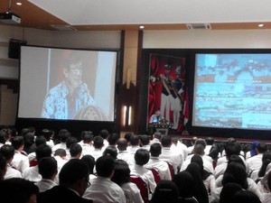 Berkabung karena Kalapas Bermain, Yasonna Gebrak Mimbar di Depan Taruna AKIP