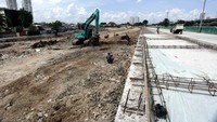 Pembangunan jalan inspeksi ini hampir selesai pengerjaannya.
