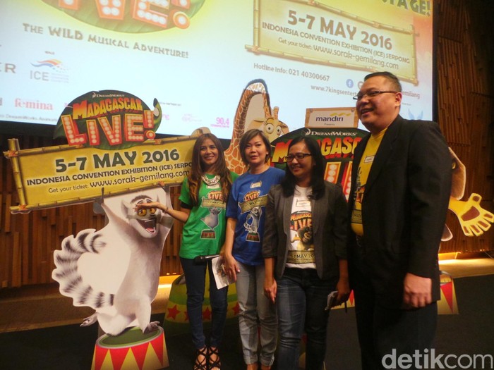 Penghuni Kebun Binatang New York Tampil di Jakarta Lewat Madagascar Live!