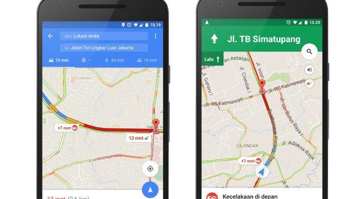 Ilustrasi Google Maps. (Foto: Foto: Google Indonesia) Ilustrasi Google Maps. (Foto: Foto: Google Indonesia)