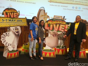 Pentas Live Arena, Madagascar Live! Butuh Panggung Lebih Besar
