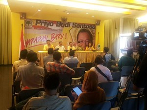 Didampingi Hajriyanto, Priyo Deklarasi Maju Calon Ketum Golkar