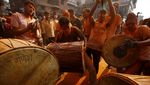 Kemeriahan Festival Sindur Jatra di Nepal