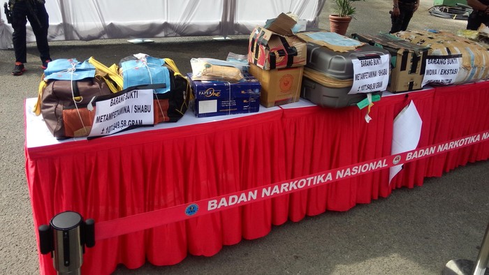 BNN Musnahkan 107 Kg Sabu dan 59 Ribu Pil Ekstasi