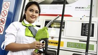 Peluncuran Pertamina Dexlite berlangsung di SPBU COCO, Lenteng Agung, Jakarta Selatan, Jumat (15/4/2016).
