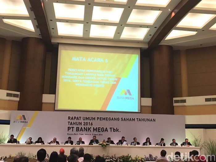 Bank Mega Bagikan Dividen dan Tunjuk Direktur Baru