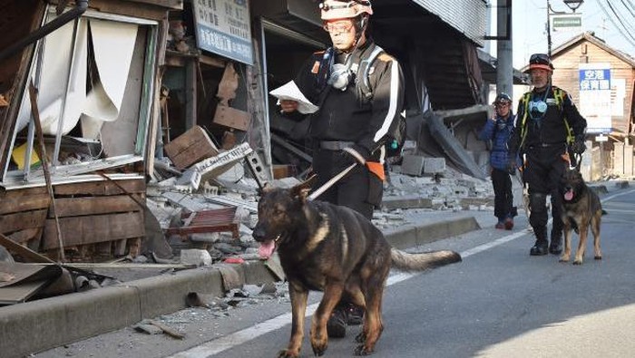 Gempa 7 SR di Jepang Picu Letusan Gunung Berapi