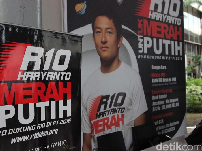 Pengunjung IIMS Dukung Rio Haryanto