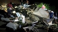 Gempa bumi ini terjadi pada pukul 23.58 waktu setempat (16/4). Patricio Ramos/Reuters/detikFoto.