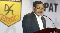 Dalam sambutan pembukaan, Badrodin Haiti mengatakan atlet berprestasi akan diberikan kemudahan untuk dapat menjadi anggota Polri.