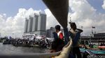 Aksi Nelayan Tolak Reklamasi Teluk Jakarta