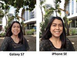 Adu Kamera iPhone SE vs Galaxy S7
