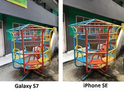 Adu Kamera iPhone SE vs Galaxy S7