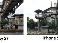 Adu Kamera iPhone SE vs Galaxy S7
