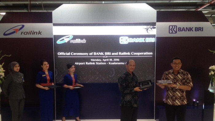 Manjakan Nasabah, BRI Gandeng Operator Kereta Bandara Kualanamu