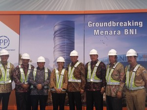 BNI dan PP Bangun Gedung 30 Lantai