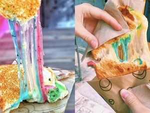 Wah, Cantiknya Roti Panggang Pelangi di Hong Kong!