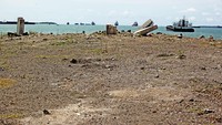 Reklamasi pantai ini dilakukan oleh perusahaan mining contractor, PT SBS.