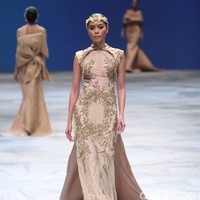 Soko Wiyanto, Singapore Airlines Cola4ation Indonesia Fashion Week 2016 at Jakarta Convention Center. Senayan. Jakarta. [Foto: Mohammad Abduh/Wolipop]