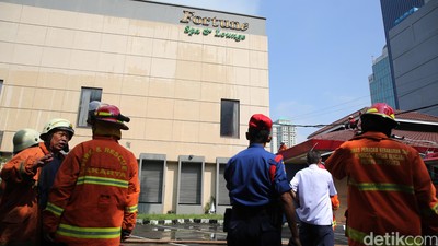 Kebakaran di Fortune Spa Berhasil Dipadamkan