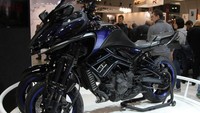 Yamaha memamerkan MWT-9 sebagai bagian dari keluarga MT. Foto: Dadan Kuswaraharja